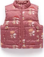 Purebaby Baby Girl's Reversible Puffer Vest