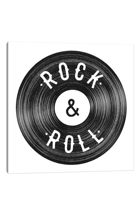 Rock & Roll by Florent Bodart Canvas Wall Art