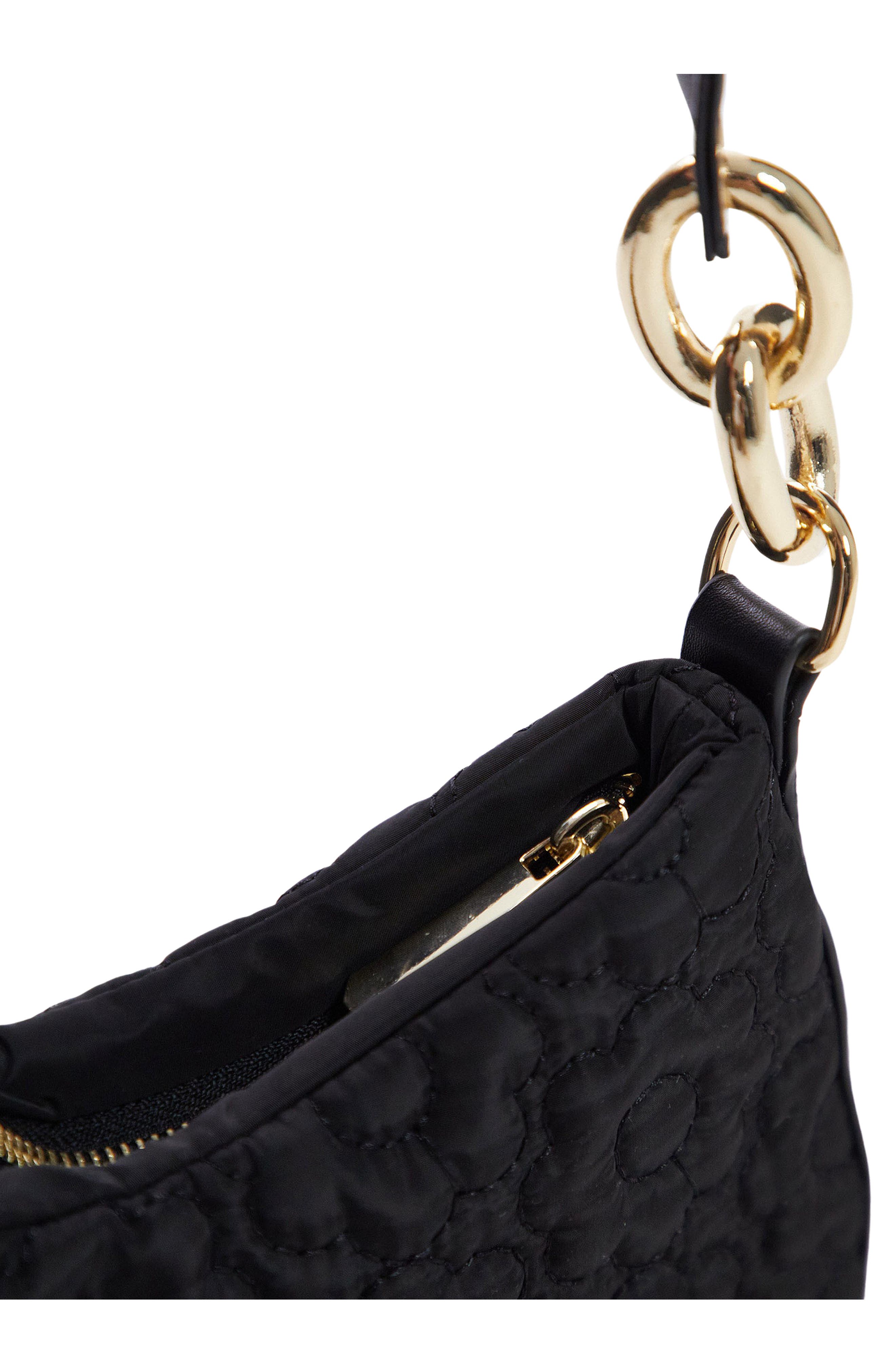 Topshop Sandy Floral Quilted Shoulder Bag, Alternate, color, 
