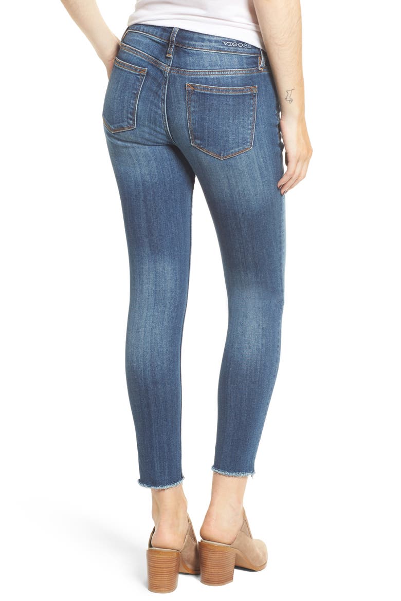 Jagger Mid-Rise Skinny Jeans, Alternate, color, MED WASH