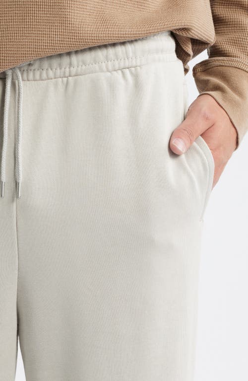 Bp. Silk Terry Wide Leg Pants In Gray