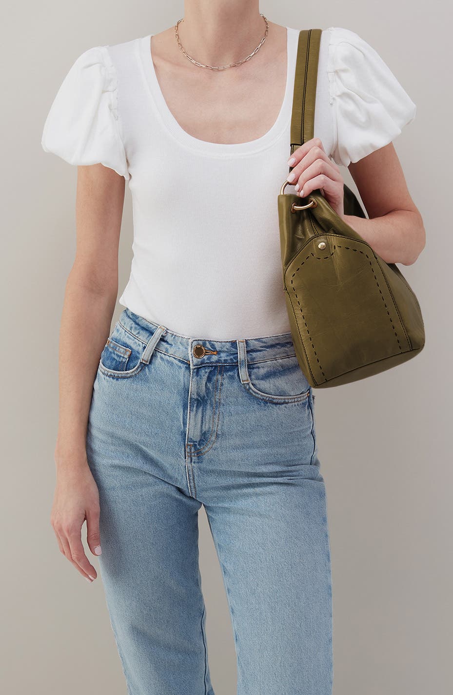Seneca Leather Shoulder Bag, Alternate, color, OLIVE VEIL