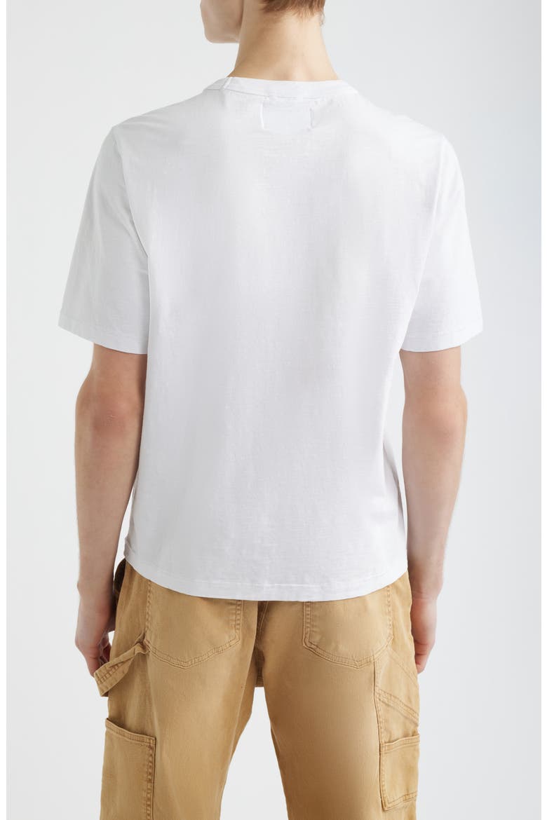 Slub Cotton Crewneck T-Shirt, Alternate, color, WHITE