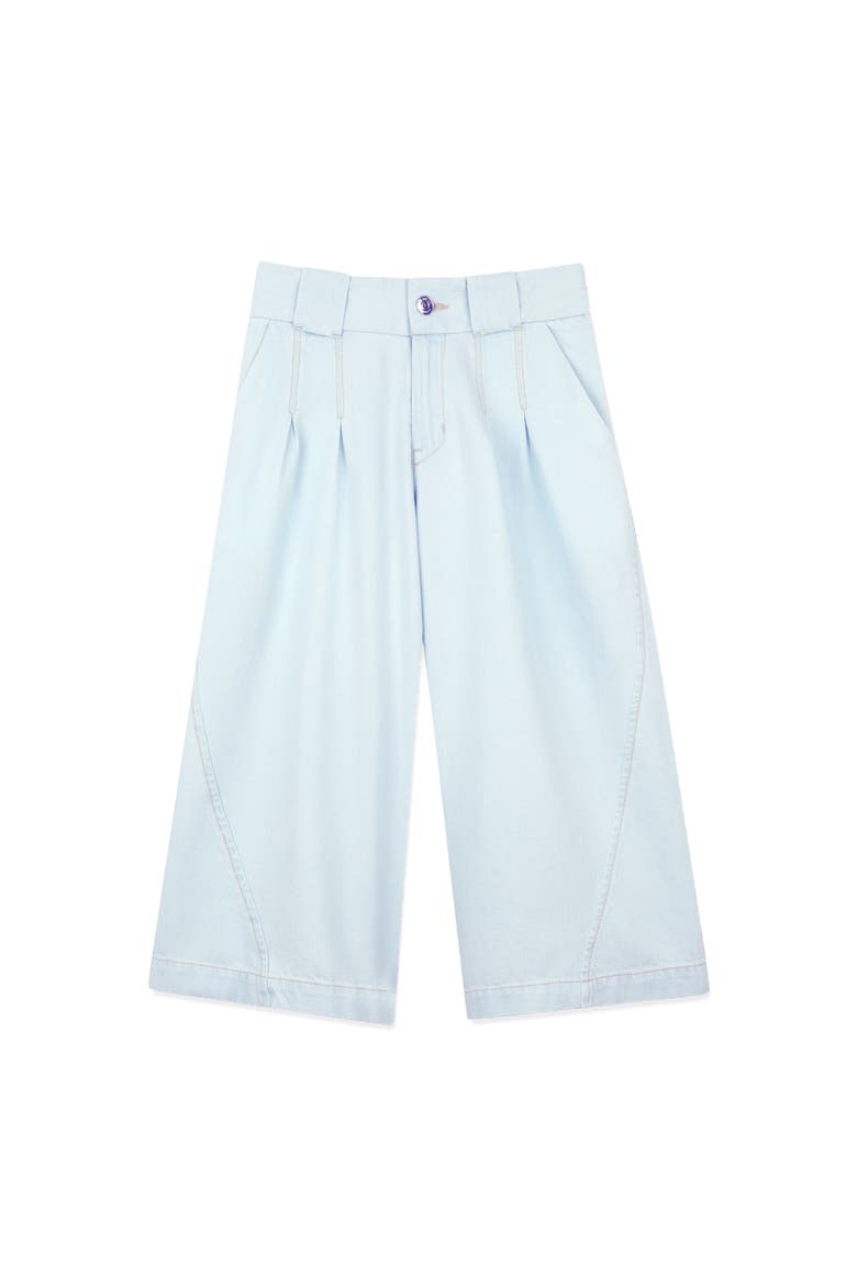 WIDE-LEG TROUSERS, Alternate, color, Blue