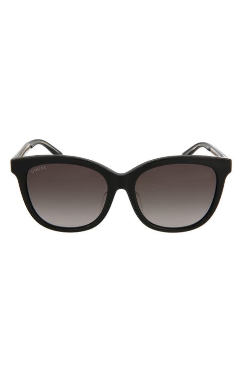 56mm Square Sunglasses