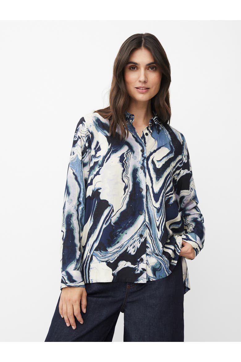 MaImanja Long Sleeve Collared Shirt, Main, color, WISTERIA