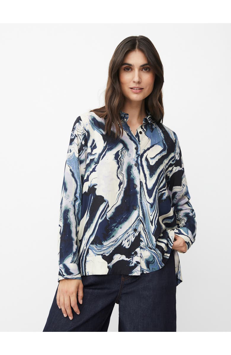 Masai Copenhagen MaImanja Long Sleeve Collared Shirt, Main, color, Wisteria