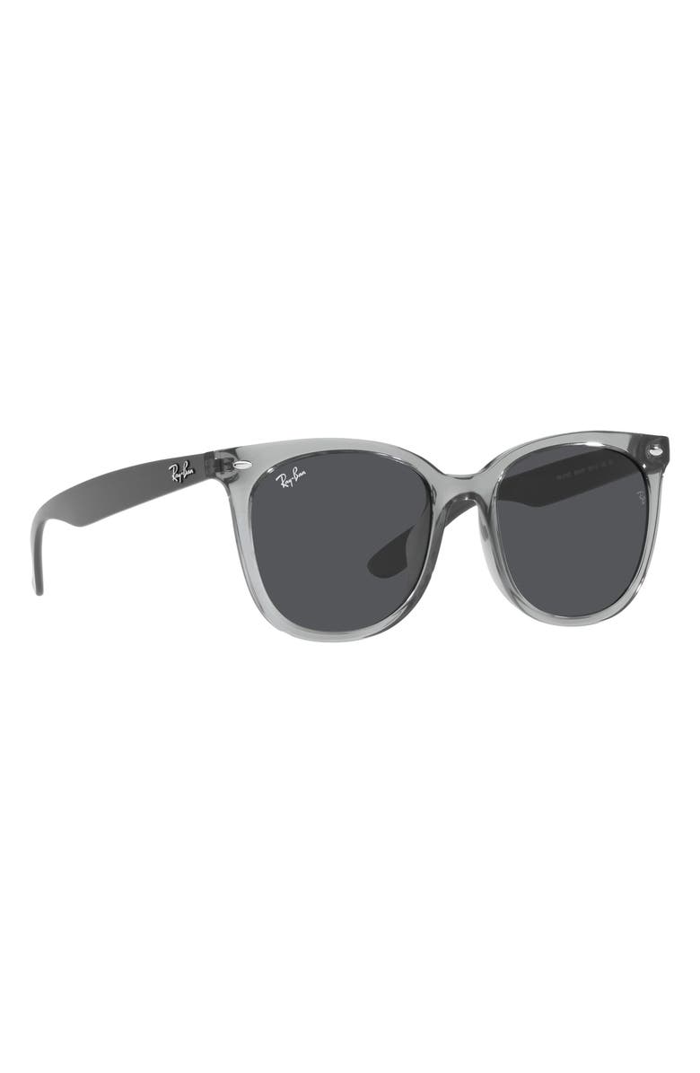 Ray-Ban 55mm Square Sunglasses, Alternate, color, Transparent Grey / Dark Grey