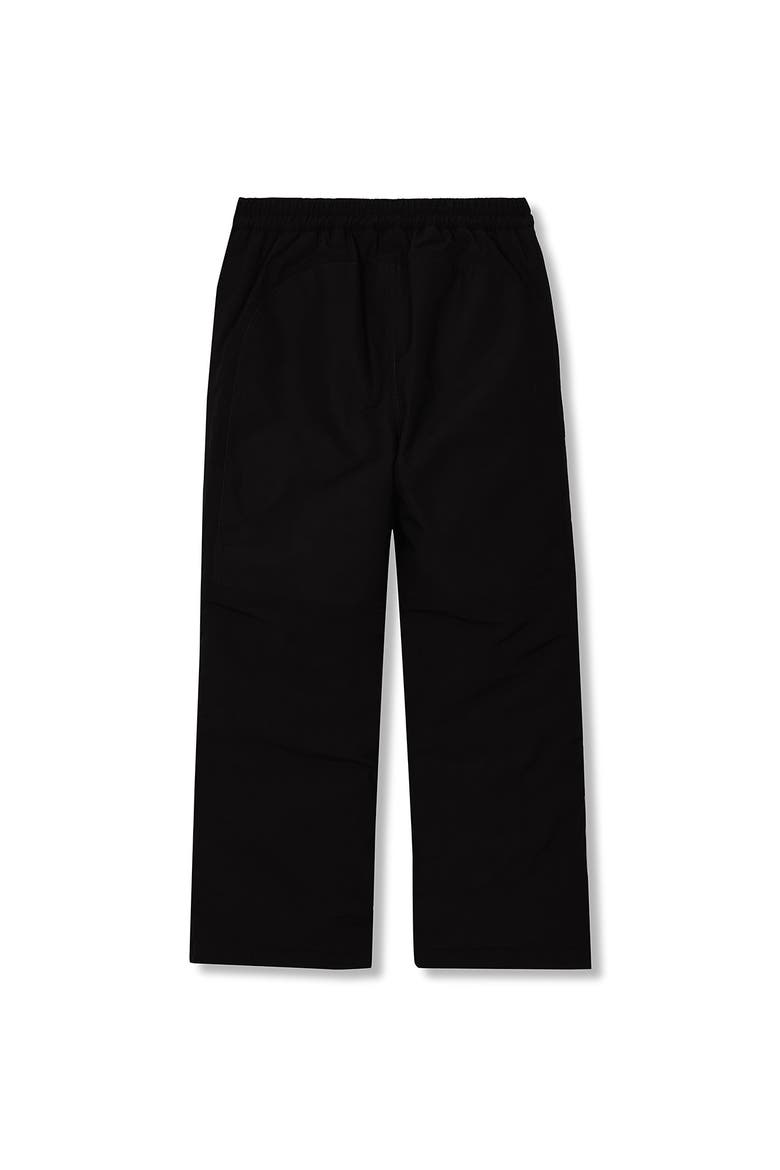 Kids Slim Squall Waterproof Insulated Iron Knee Snow Pants, Alternate, color, Black