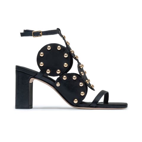 New Moon 75 Studded Heeled Sandal