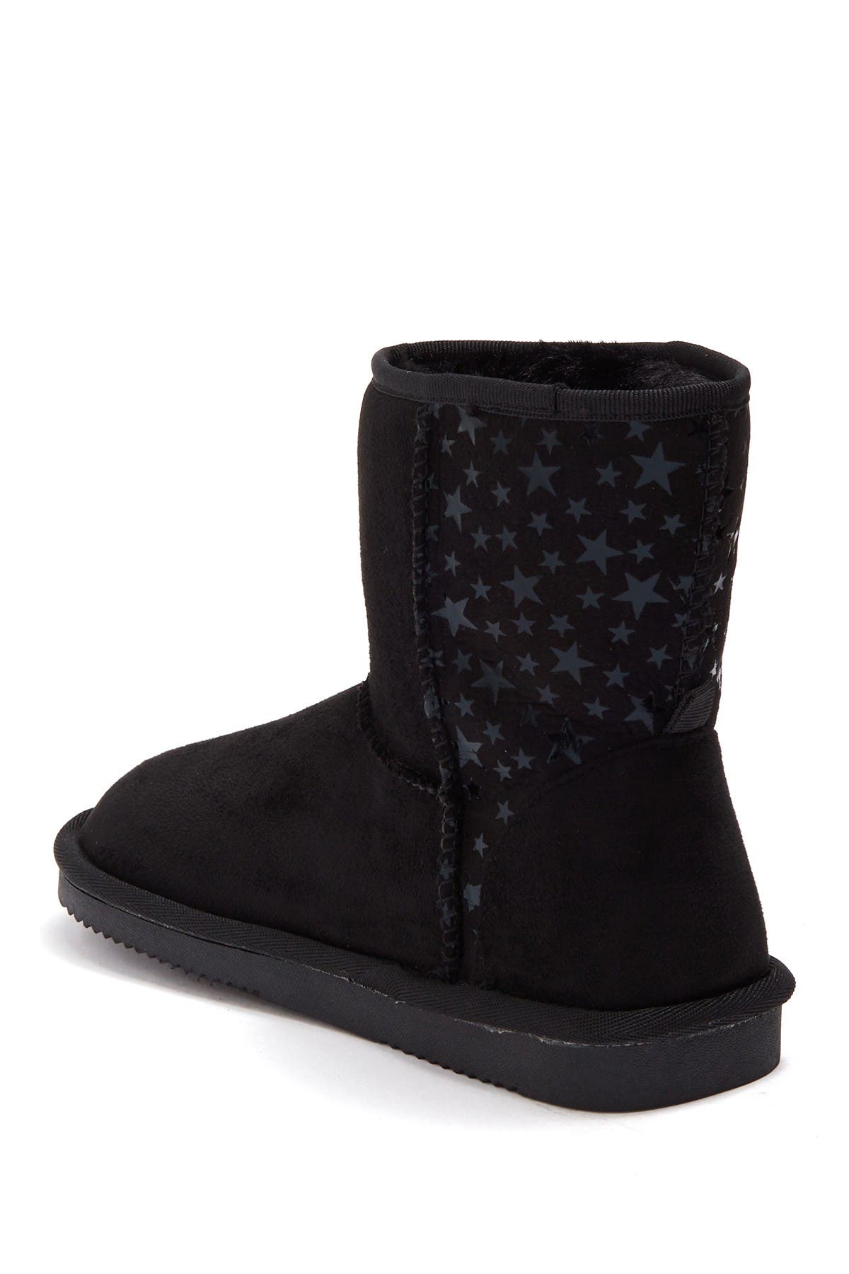 JOE FRESH Fauvel Faux Fur Lined Star Print Cozy Boot, Alternate, color, 