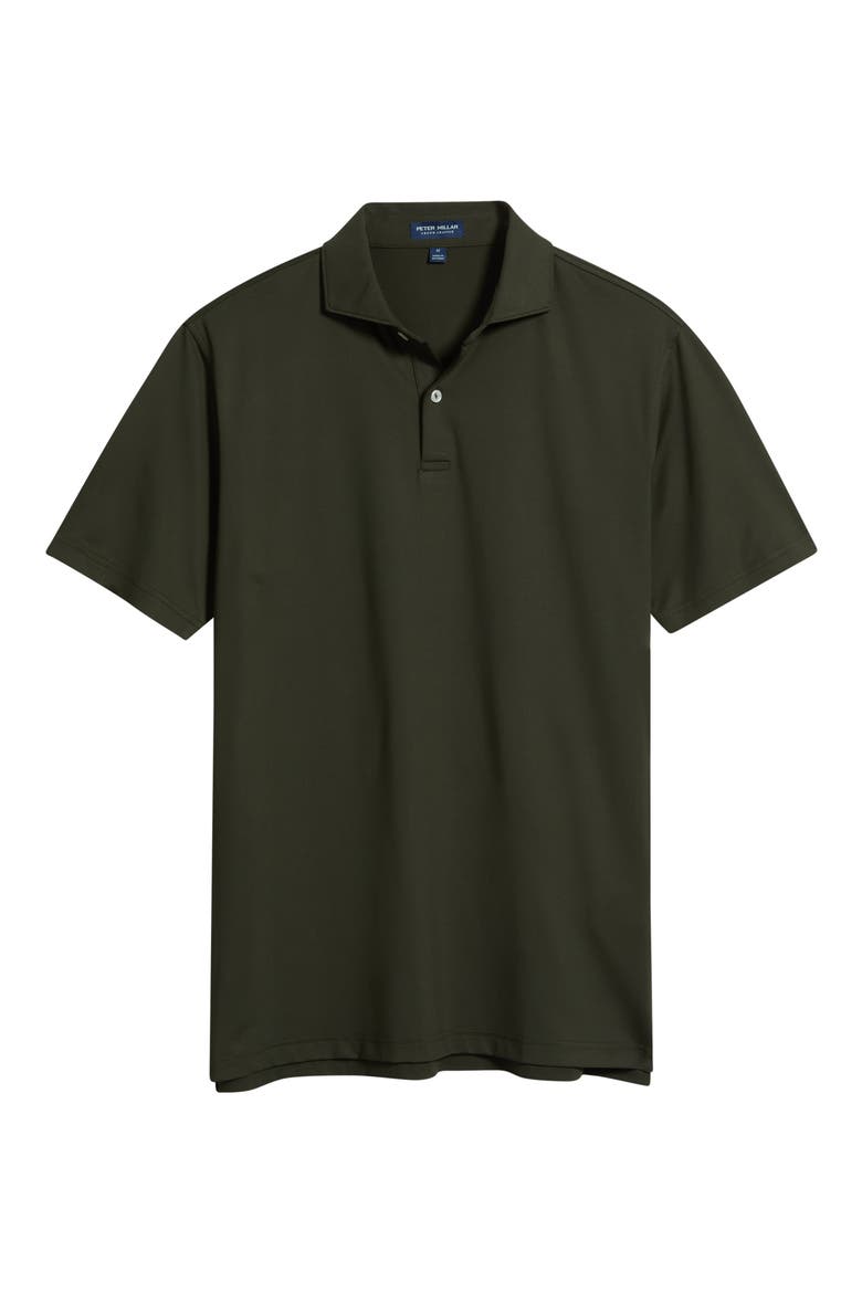 Solid Performance Jersey Polo, Alternate, color, DARK OLIVE
