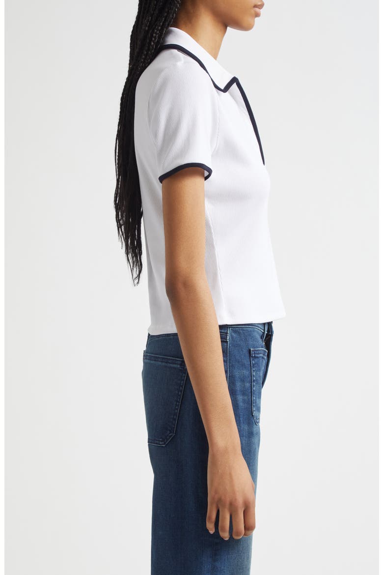 Kearney Stretch Cotton Top, Alternate, color, WHITE