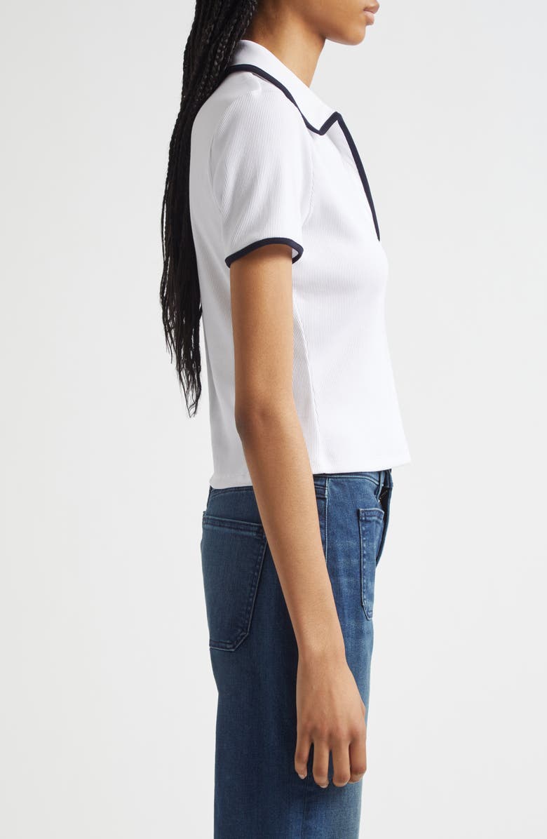 Veronica Beard Kearney Stretch Cotton Top, Alternate, color, 