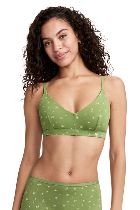 Women's Organic Cotton Stretch Triangle Bralette