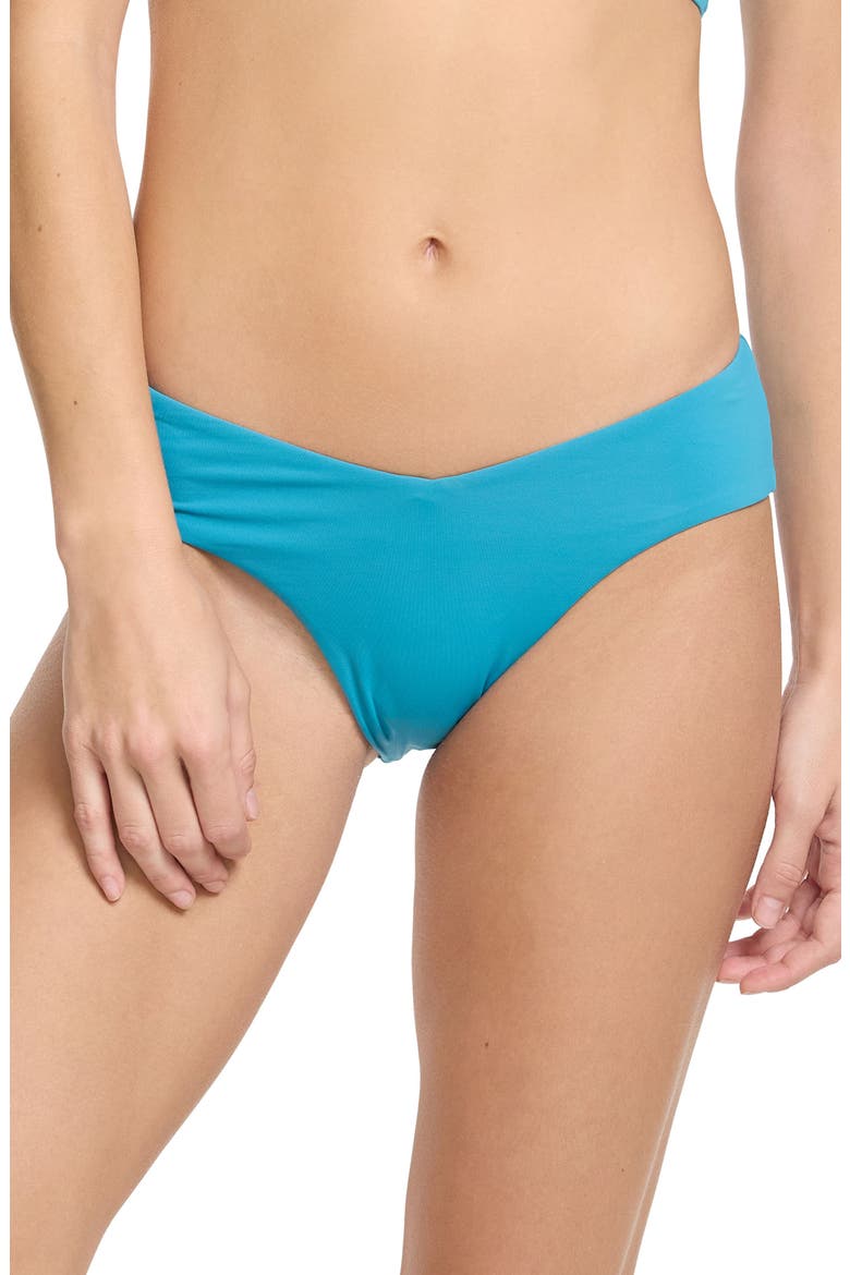 V-Cut Bikini Bottoms, Alternate, color, TAHITI TEAL