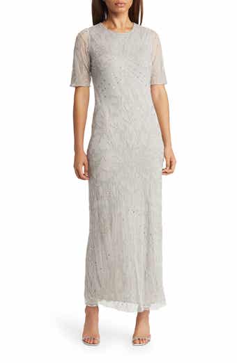 Embellished Chiffon Gown