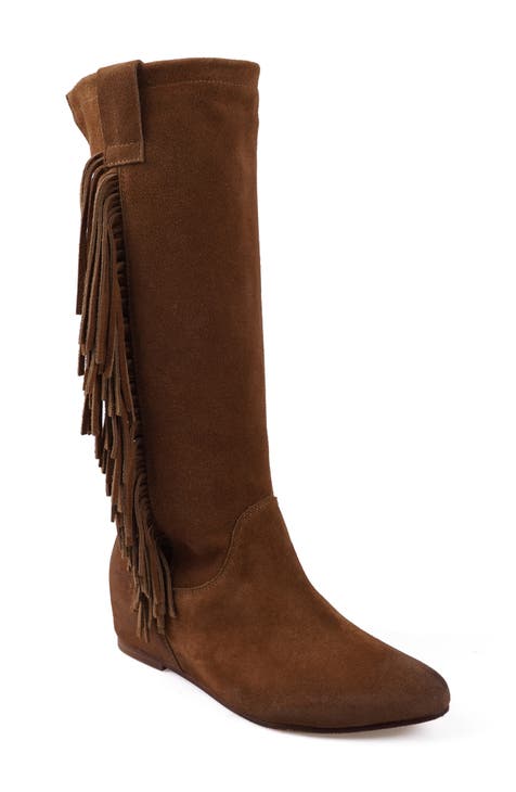 Narrow calf wedge boots online