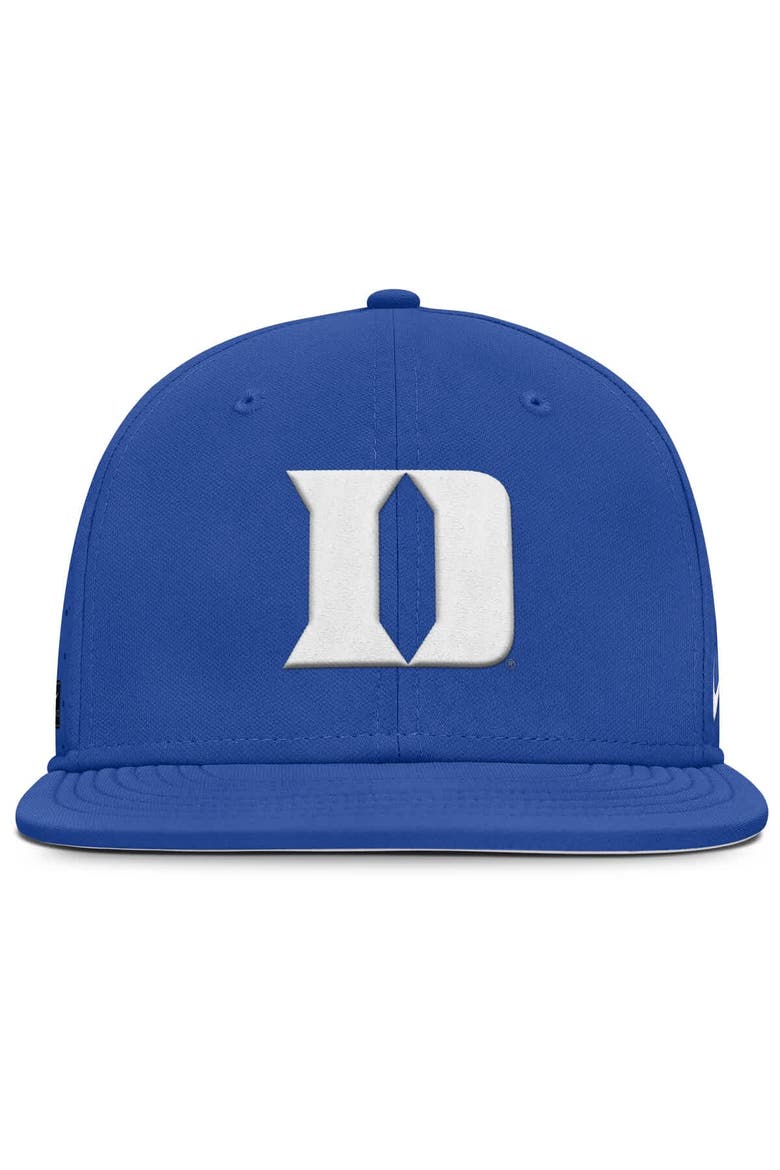Men's Nike Royal Duke Blue Devils On-Field Dugout True Performance Fitted Hat, Alternate, color, Royal