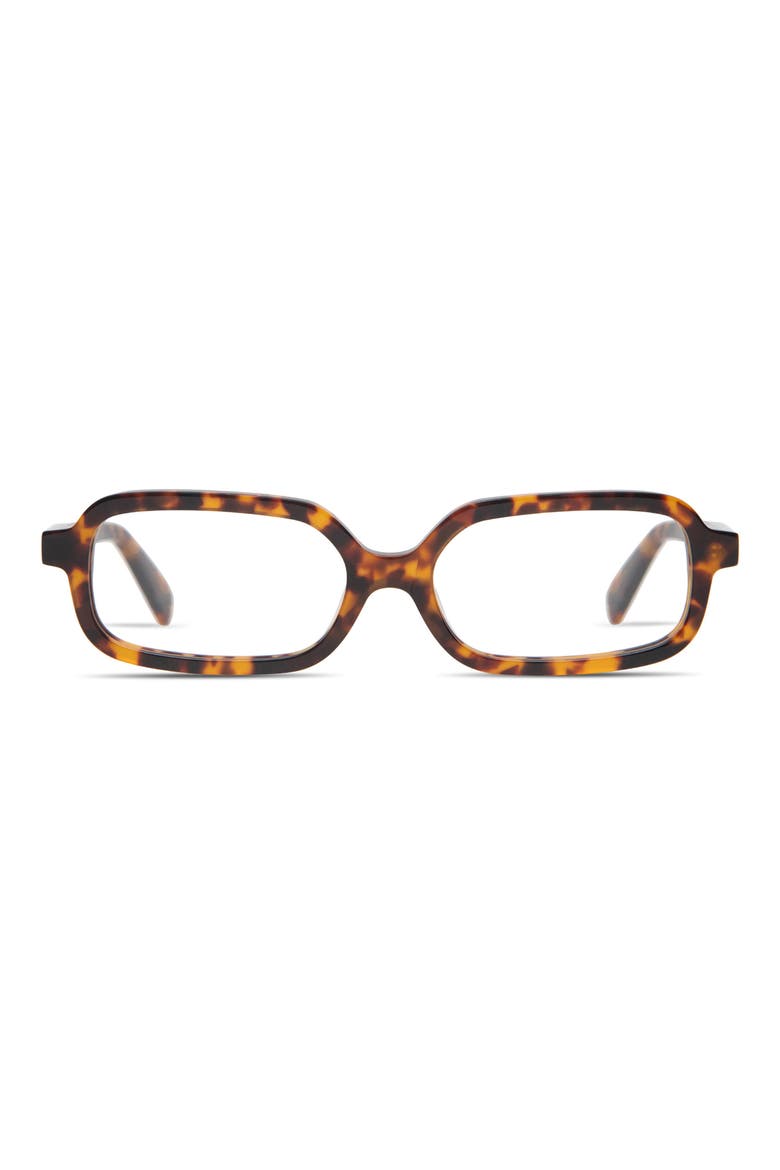 Millie Rectangular Optical Glasses, Main, color, BROWN TORTOISE