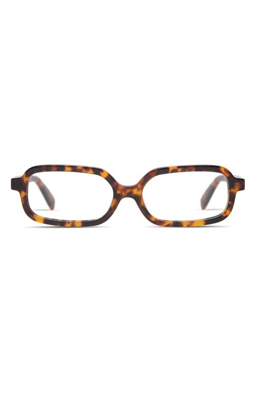 Elisa Johnson Millie Rectangular Optical Glasses In Brown