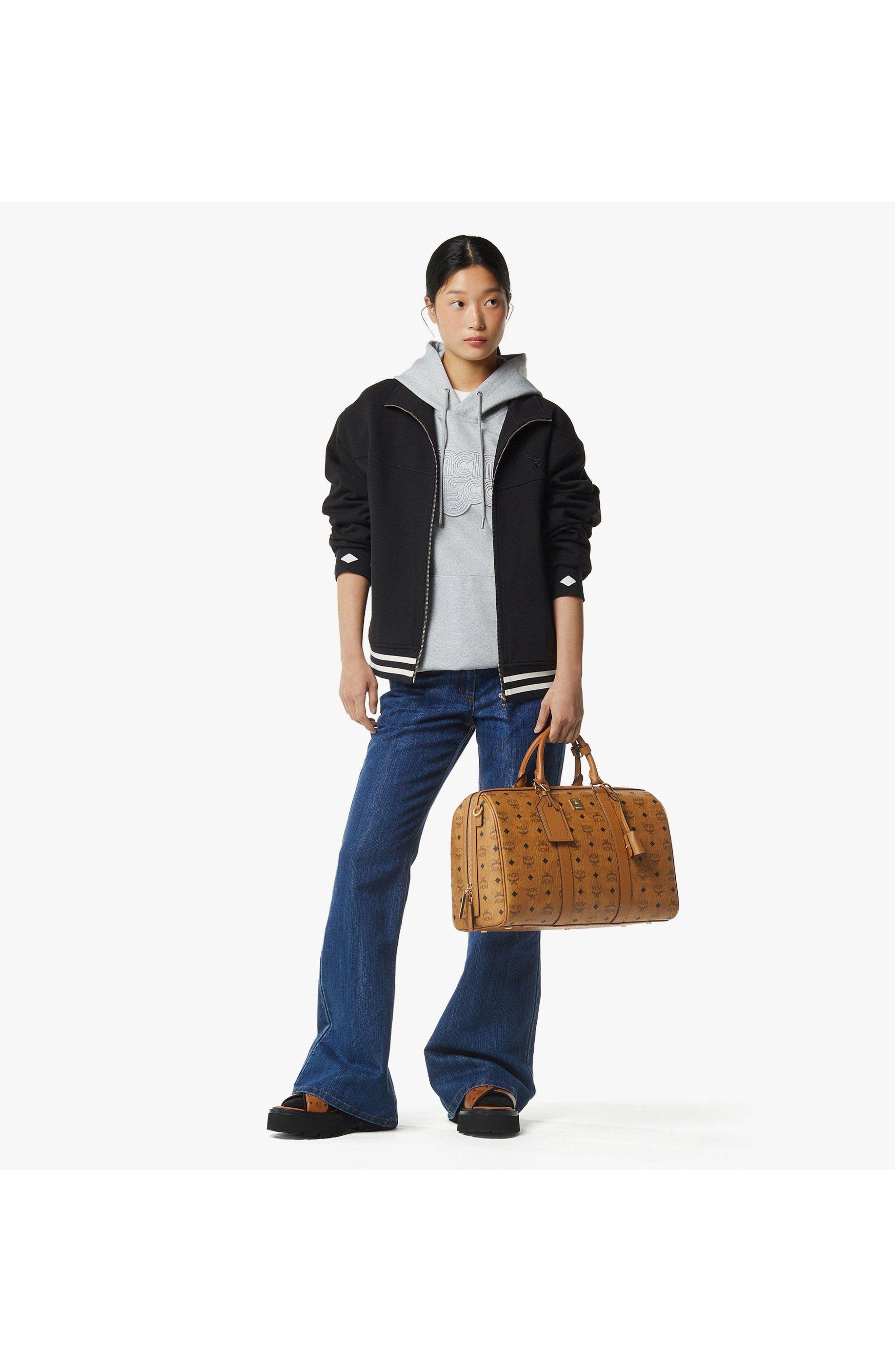Ottomar Weekender Bag in Visetos, Alternate, color, Cognac