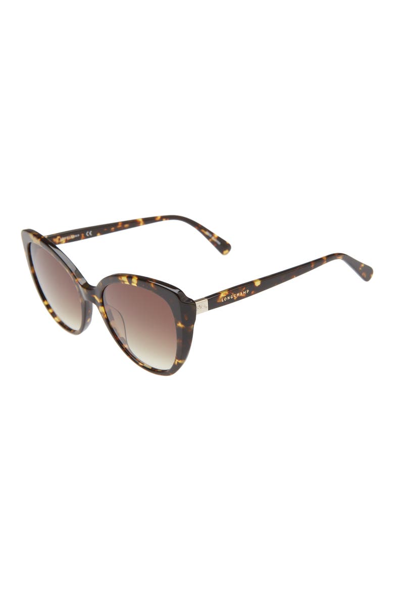 55mm Butterfly Sunglasses, Alternate, color, VINTAGE HAVANA/ KHAKI GRADIENT