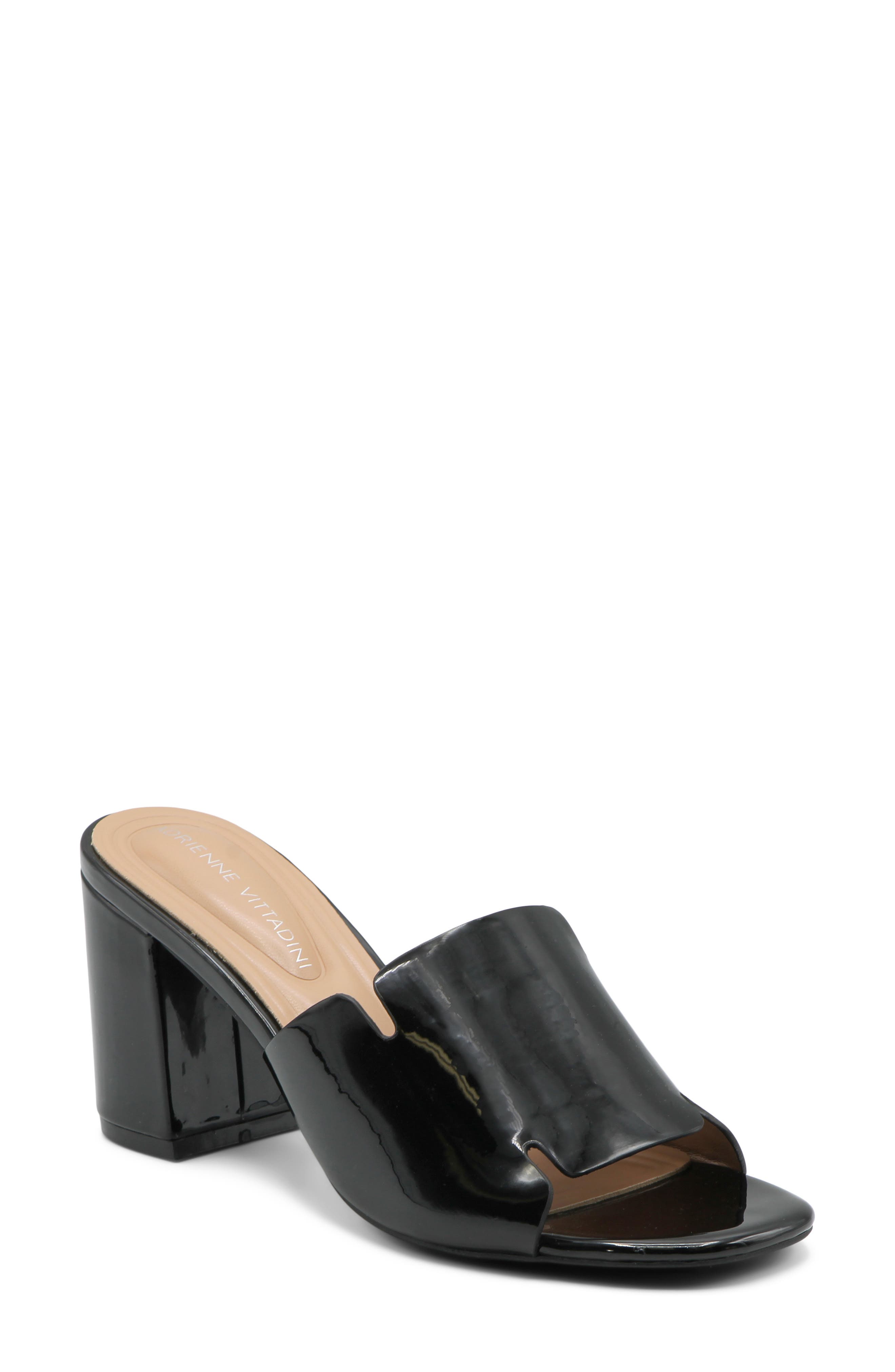 Adrienne Vittadini Abstract Block Heel Sandal, Main, color, 