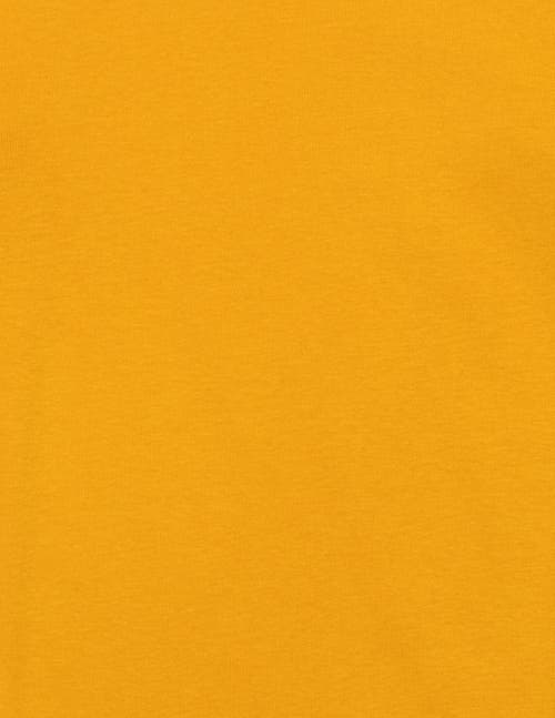 Leveret Kids Long Sleeve T-shirt, 100% Cotton, Solid Colors In Yellow
