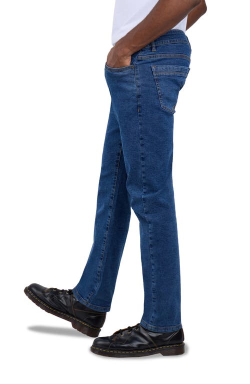 Spring + Mercer Super Soft Slim Fit Jeans In Blue
