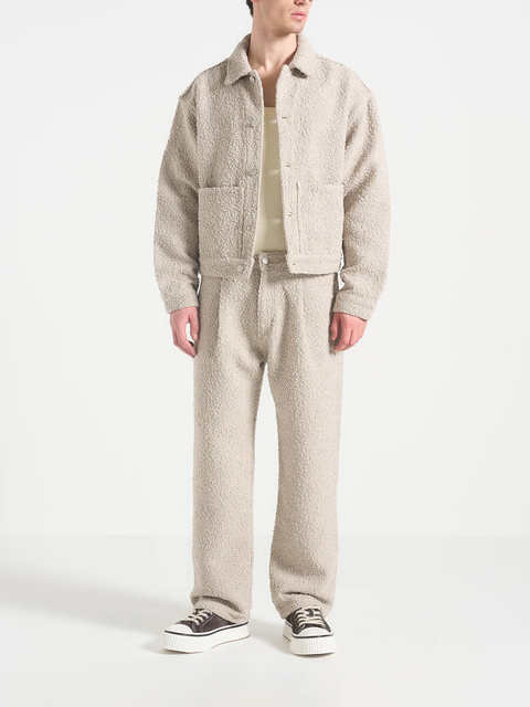 Damien Textured Boucle Jacket With Back Detail
