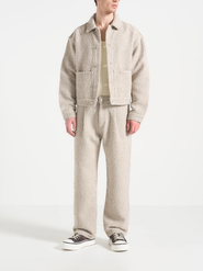 Manière De Voir Damien Textured Boucle Jacket With Back Detail