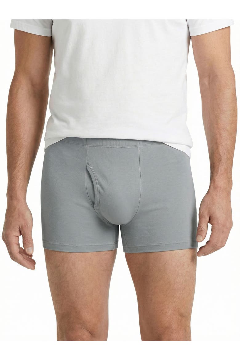 Mens Soft 100% Organic Cotton Boxer Briefs, Alternate, color, Road