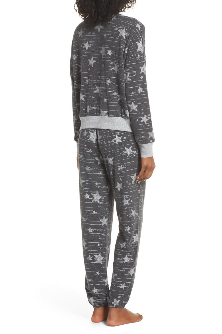 Long Sleeve Pajamas, Alternate, color, ARCTIC STARS