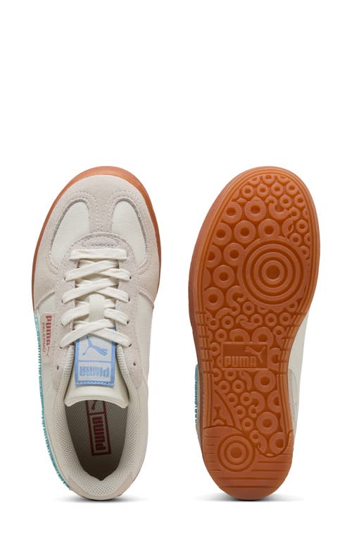 Puma Palermo Elevata Platform Sneaker In White