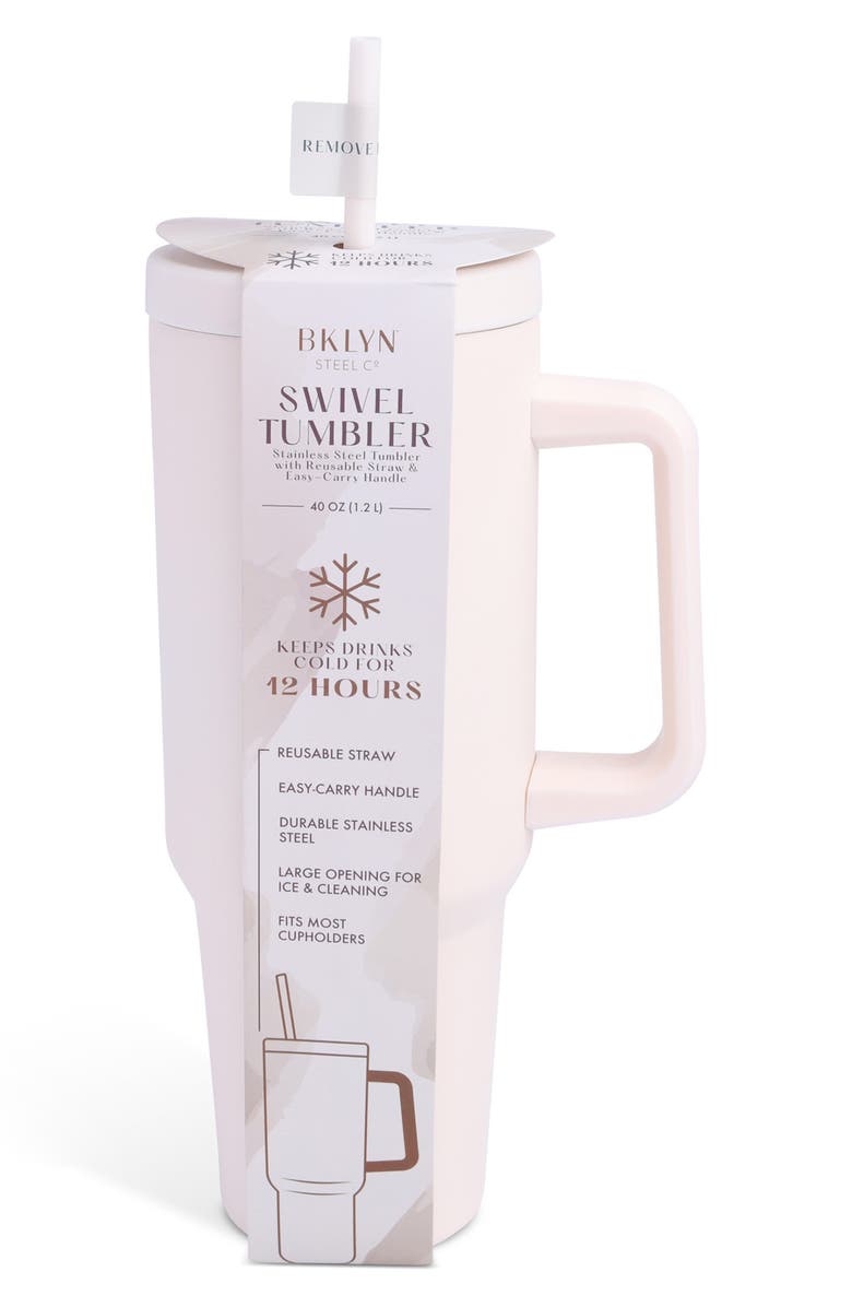 Core Home 40-Ounce Swivel Tumbler, Alternate, color, Vanilla