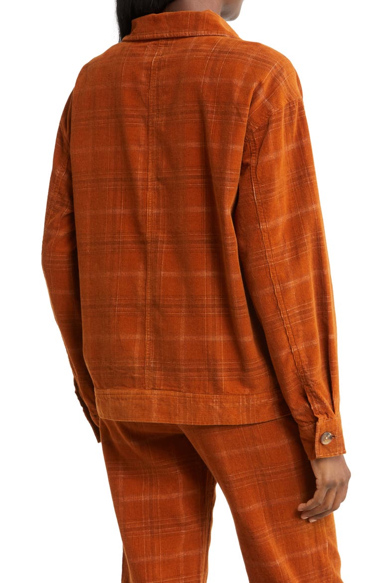 Women's Stark Trucker Shirt Jacket, Alternate, color, GLAZED GINGER