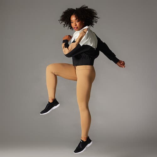 Tavi Elevation Colorblock Half Zip In Animal Print