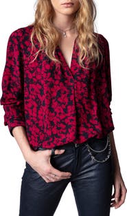 Zadig & Voltaire Tink Bico Floral Blouse