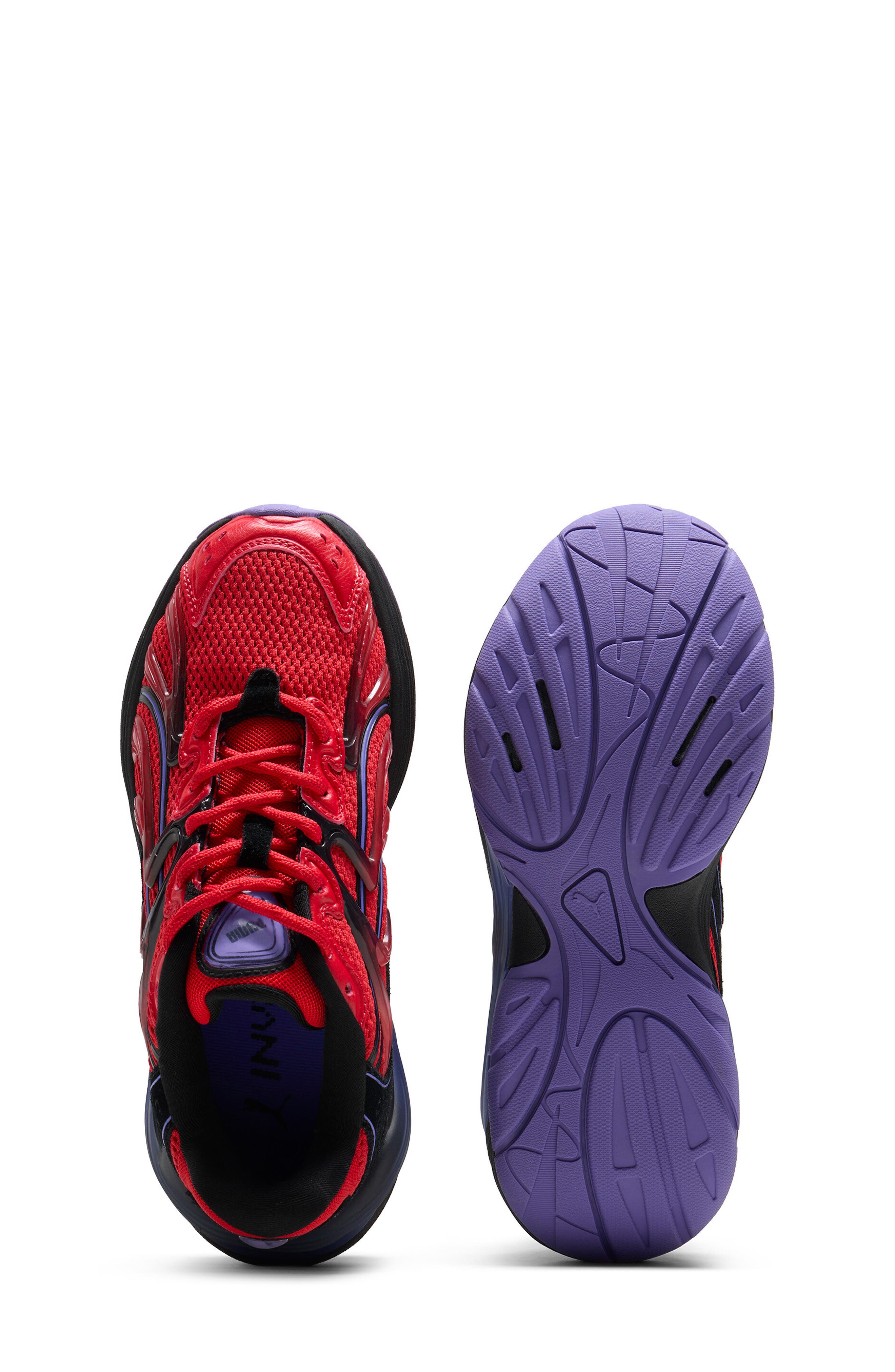 Kids' Inverse Sneaker, Alternate, color, PUMA RED/ DARK AMETHYST/ BLACK