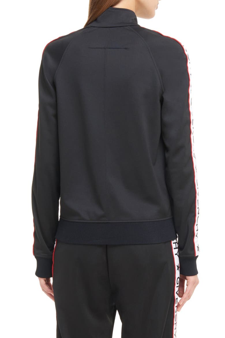 Logo Track Jacket, Alternate, color, BLACK