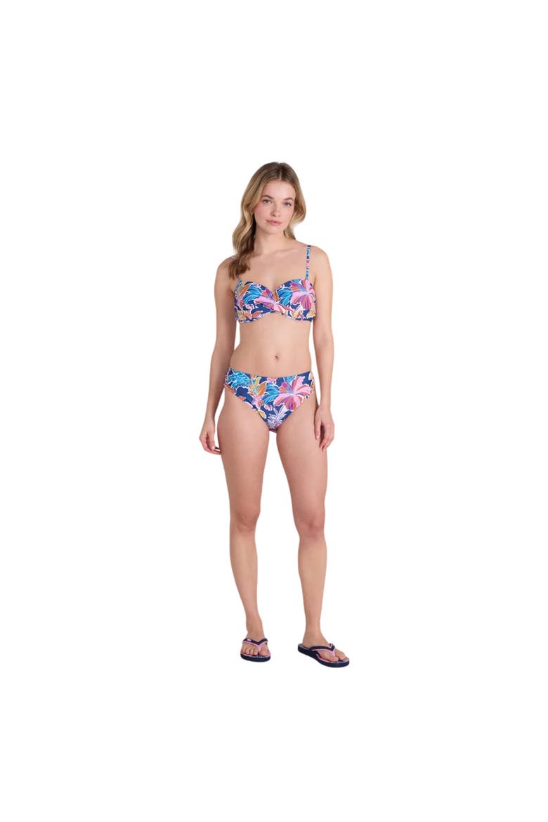 Docks Flowers Bikini Bottoms, Alternate, color, Purple