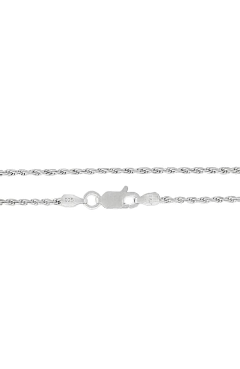 Donatello Gian Sterling Silver Thin Choker Necklace, Alternate, color, Silver