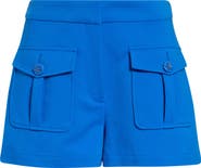 Ramy Brook Ava Patch Pocket Cotton Blend Shorts