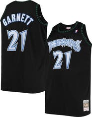 Mitchell & Ness Men's Mitchell & Ness Kevin Garnett Black Minnesota Timberwolves 1997/98 Big & Tall Hardwood Classics Swingman Jersey