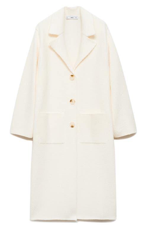 Mango Longline Sweater Coat