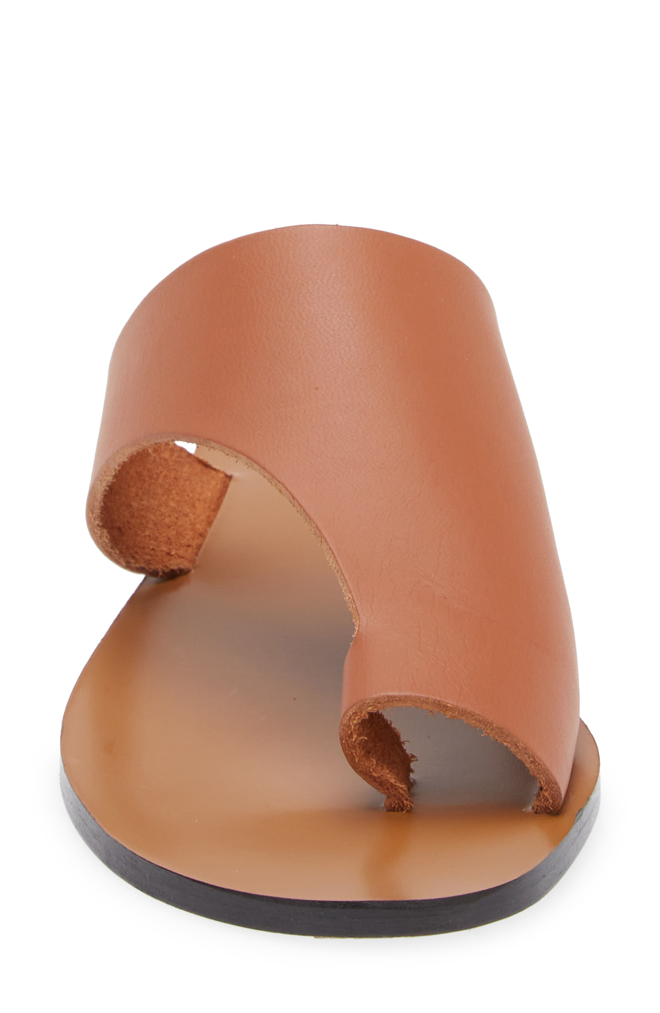 ATP ATELIER Rosa Slide Sandal, Alternate, color, Brandy Vacchetta