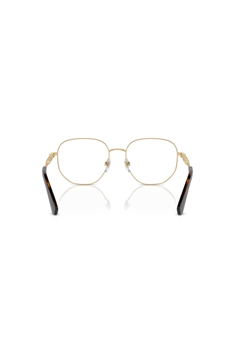 Burberry 55mm Square optical glasses, Alternate, color, Gold