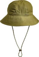Barbour Waxed Cotton Bucket Hat