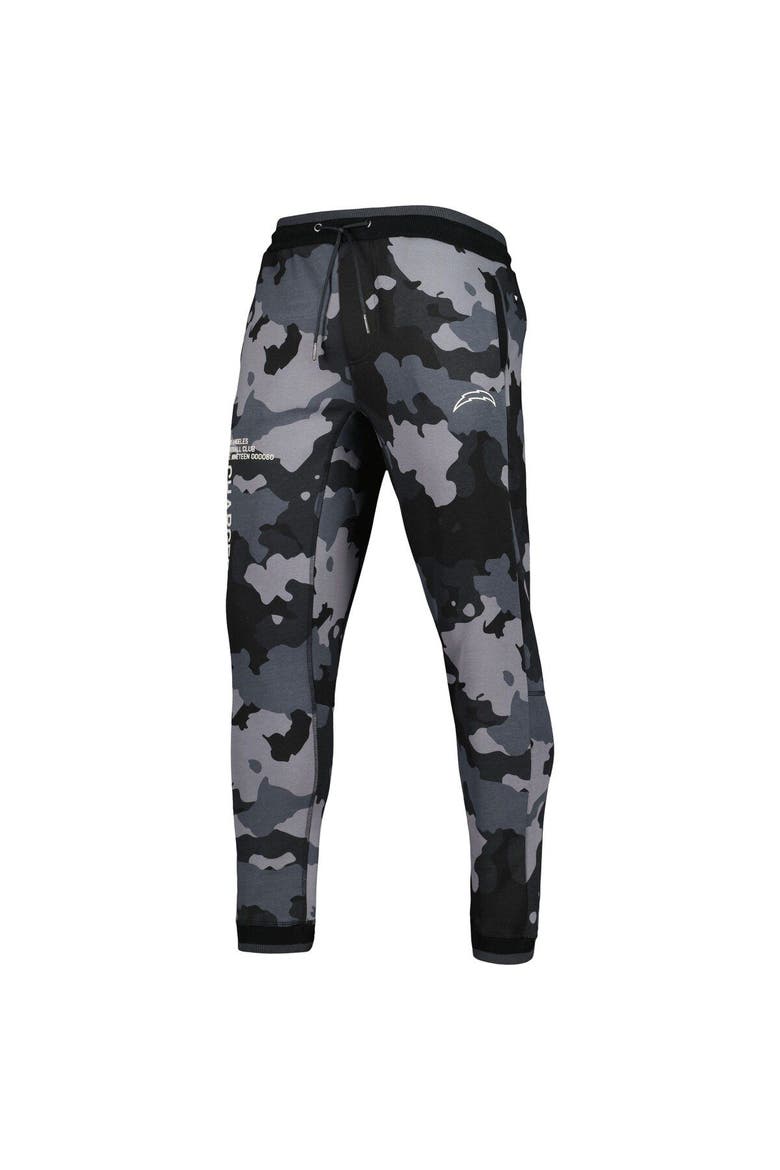 Unisex The Wild Collective Black Los Angeles Chargers Camo Jogger Pants, Alternate, color, Black